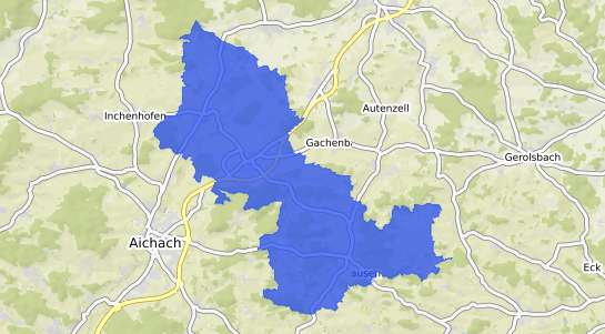 Bodenrichtwertkarte K&uuml;hbach Schwaben