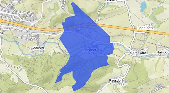 Bodenrichtwertkarte Laasdorf