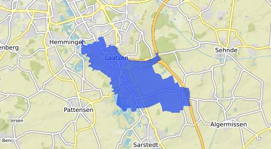 Bodenrichtwertkarte Laatzen b. Hannover