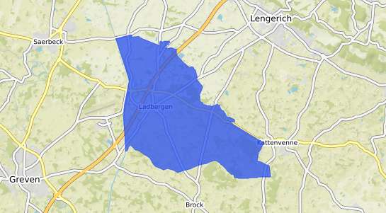 Bodenrichtwertkarte Ladbergen