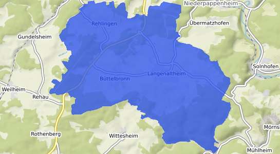 Bodenrichtwertkarte Langenaltheim