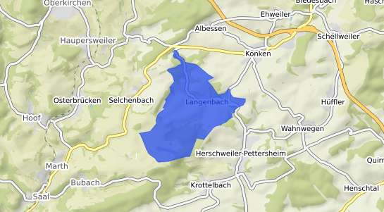 Bodenrichtwertkarte Langenbach b. Wissen, Sieg