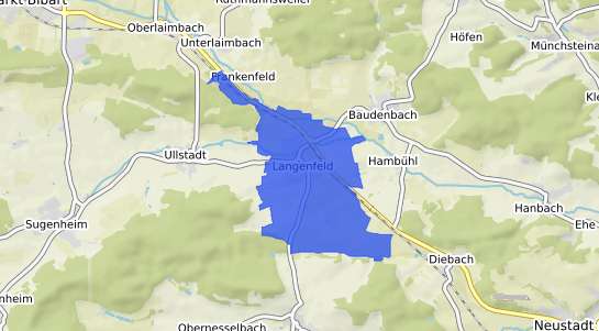 Bodenrichtwertkarte Langenfeld Mittelfranken