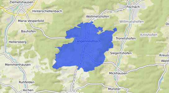 Bodenrichtwertkarte Langenneufnach