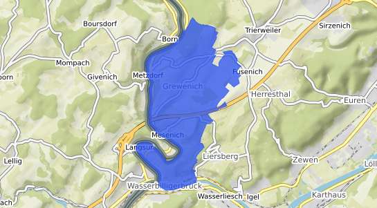 Bodenrichtwertkarte Langsur