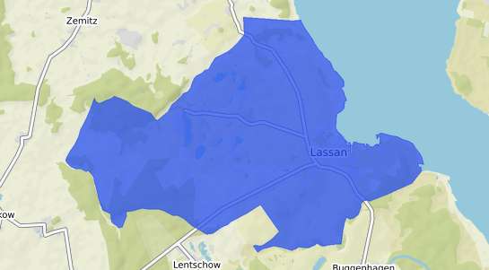 Bodenrichtwertkarte Lassan Vorpommern