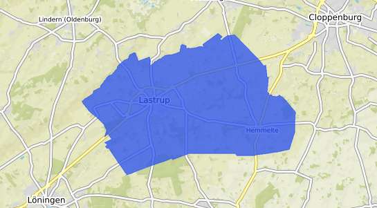 Bodenrichtwertkarte Lastrup Kr. Cloppenburg