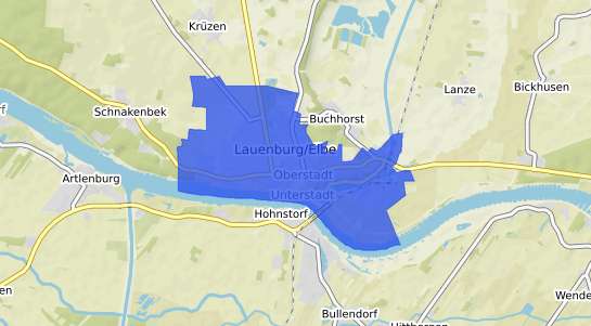 Bodenrichtwertkarte Lauenburg Elbe