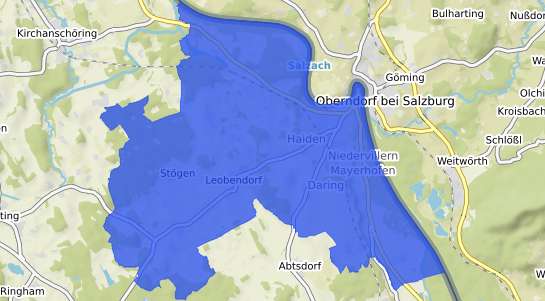 Bodenrichtwertkarte Laufen Salzach