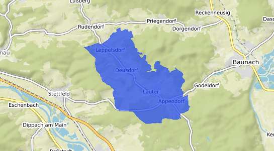 Bodenrichtwertkarte Lauter Oberfranken