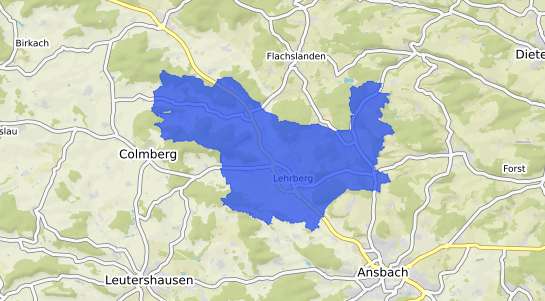 Bodenrichtwertkarte Lehrberg