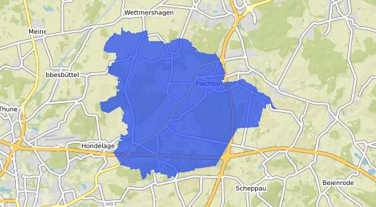 Bodenrichtwertkarte Lehre