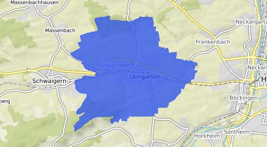 Bodenrichtwertkarte Leingarten