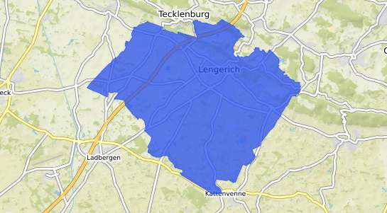 Bodenrichtwertkarte Lengerich Westfalen