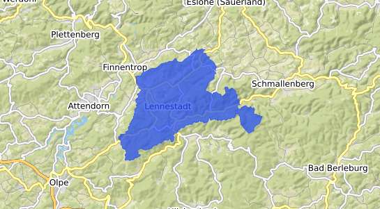 Bodenrichtwertkarte Lennestadt