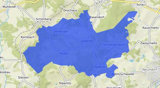 Bodenrichtwertkarte Leubnitz b. Plauen