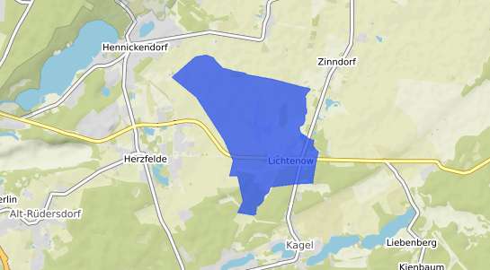 Bodenrichtwertkarte Lichtenow