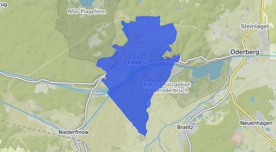 Bodenrichtwertkarte Liepe b. Eberswalde