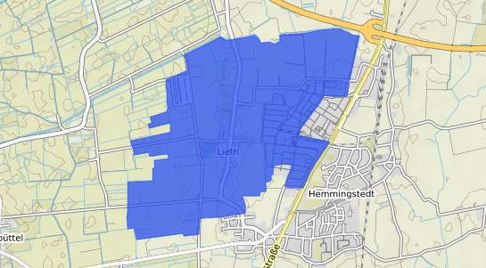 Bodenrichtwertkarte Lieth