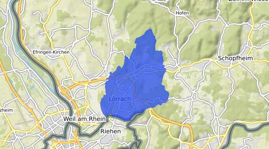 Bodenrichtwertkarte Lörrach