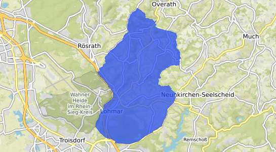 Bodenrichtwertkarte Lohmar Rheinland