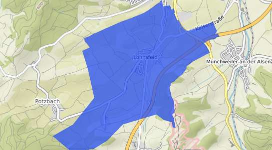 Bodenrichtwertkarte Lohnsfeld