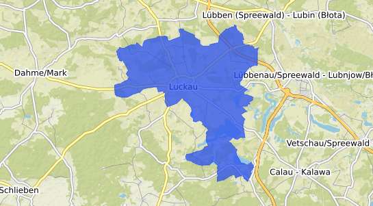 Bodenrichtwertkarte Luckau Niederlausitz