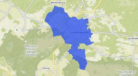 Bodenrichtwertkarte Luckenwalde