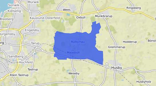 Bodenrichtwertkarte Maasbuell b. Flensburg