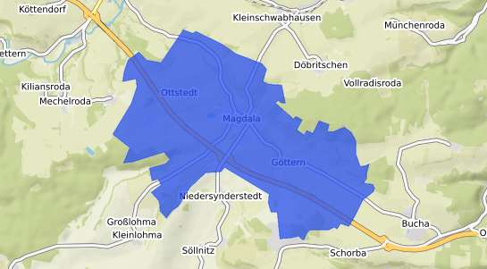 Bodenrichtwertkarte Magdala