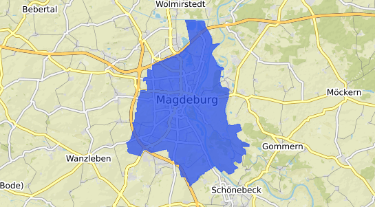 Bodenrichtwertkarte Magdeburg
