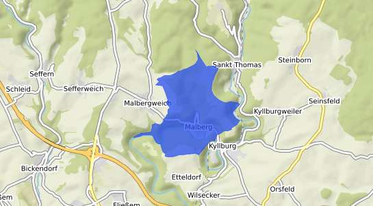 Bodenrichtwertkarte Malberg Eifel