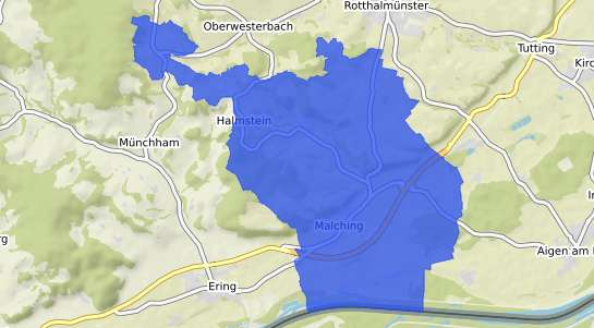 Bodenrichtwertkarte Malching Niederbayern