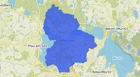 Bodenrichtwertkarte Malchow Mecklenburg