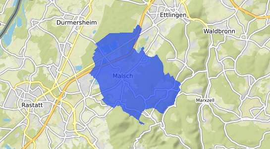Bodenrichtwertkarte Malsch b. Wiesloch