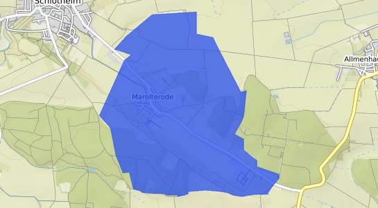 Bodenrichtwertkarte Marolterode