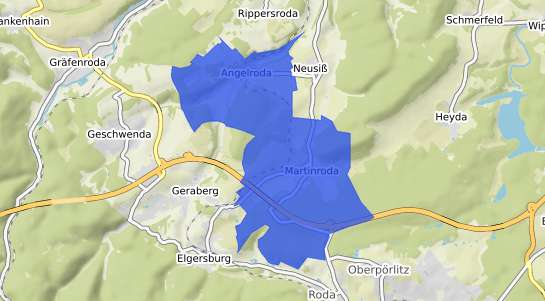 Bodenrichtwertkarte Martinroda b. Vacha