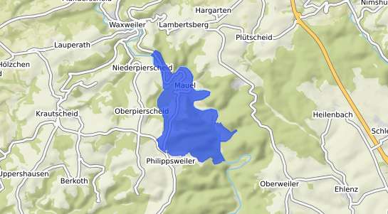 Bodenrichtwertkarte Mauel b. Waxweiler