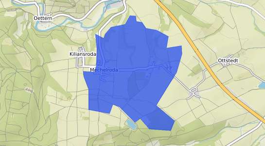 Bodenrichtwertkarte Mechelroda