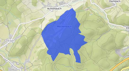 Bodenrichtwertkarte Meckenbach b. Kirn, Nahe
