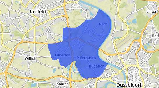 Bodenrichtwertkarte Meerbusch