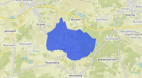 Bodenrichtwertkarte Meezen