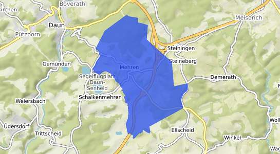 Bodenrichtwertkarte Mehren Westerwald