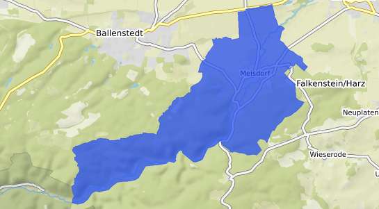 Bodenrichtwertkarte Meisdorf