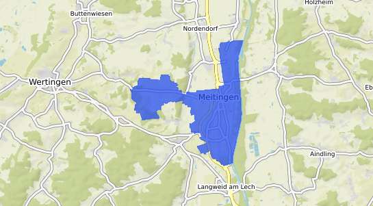 Bodenrichtwertkarte Meitingen
