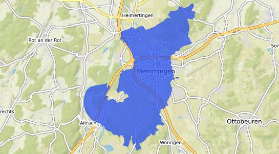 Bodenrichtwertkarte Memmingen