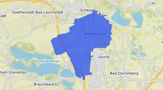 Bodenrichtwertkarte Merseburg