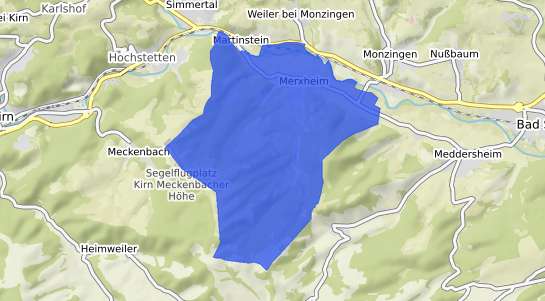 Bodenrichtwertkarte Merxheim Nahe