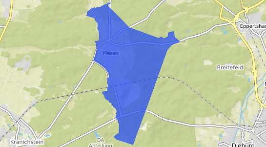 Bodenrichtwertkarte Messel
