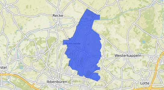 Bodenrichtwertkarte Mettingen Westfalen